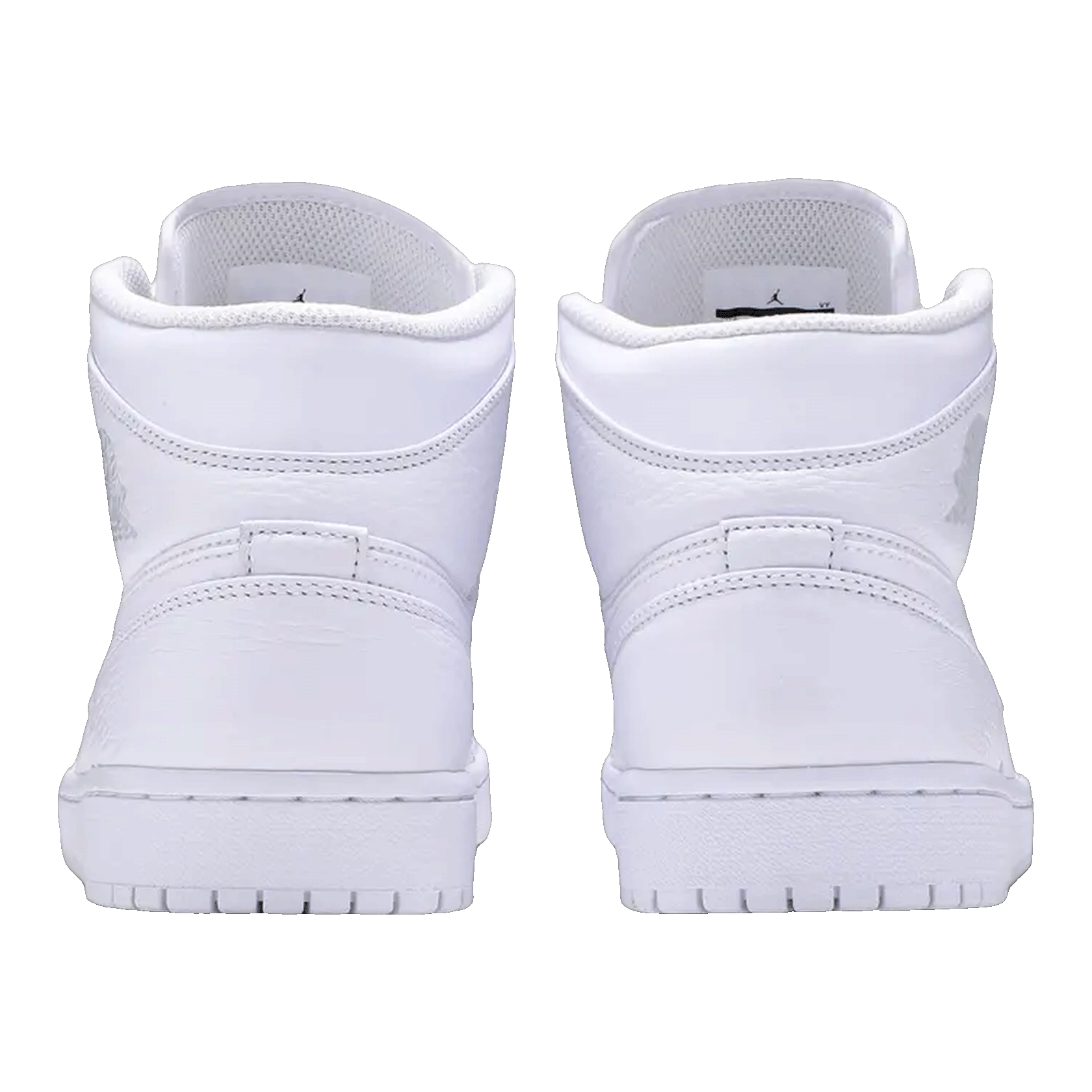 Nike Air Jordan 1 Mid Triple White (2018) Back