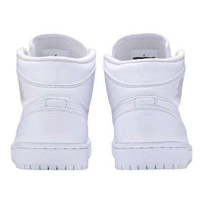 Nike Air Jordan 1 Mid Triple White (2018) Back