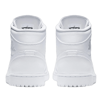 Nike Air Jordan 1 Mid Triple White (2019) Back