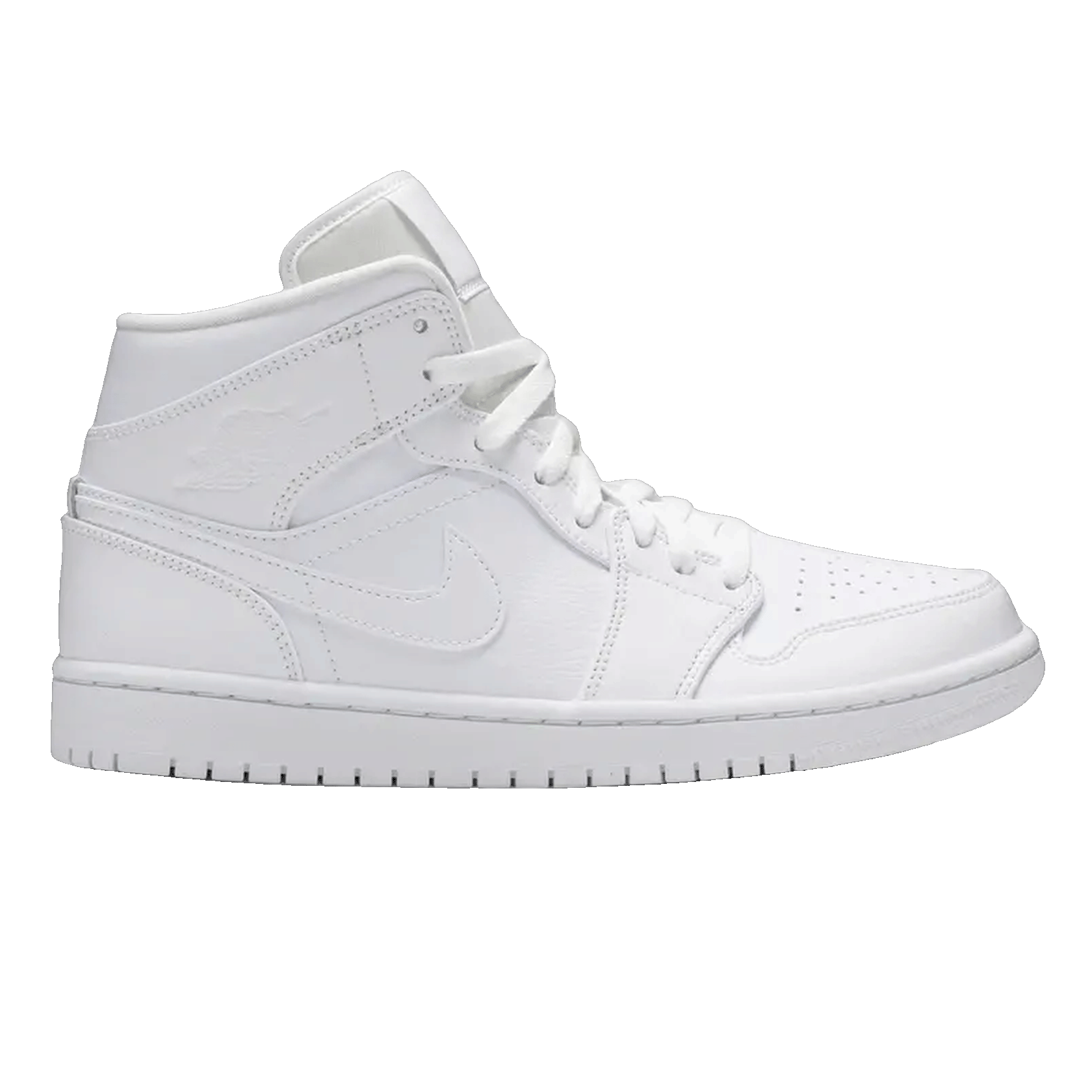 Nike Air Jordan 1 Mid Triple White (2020)