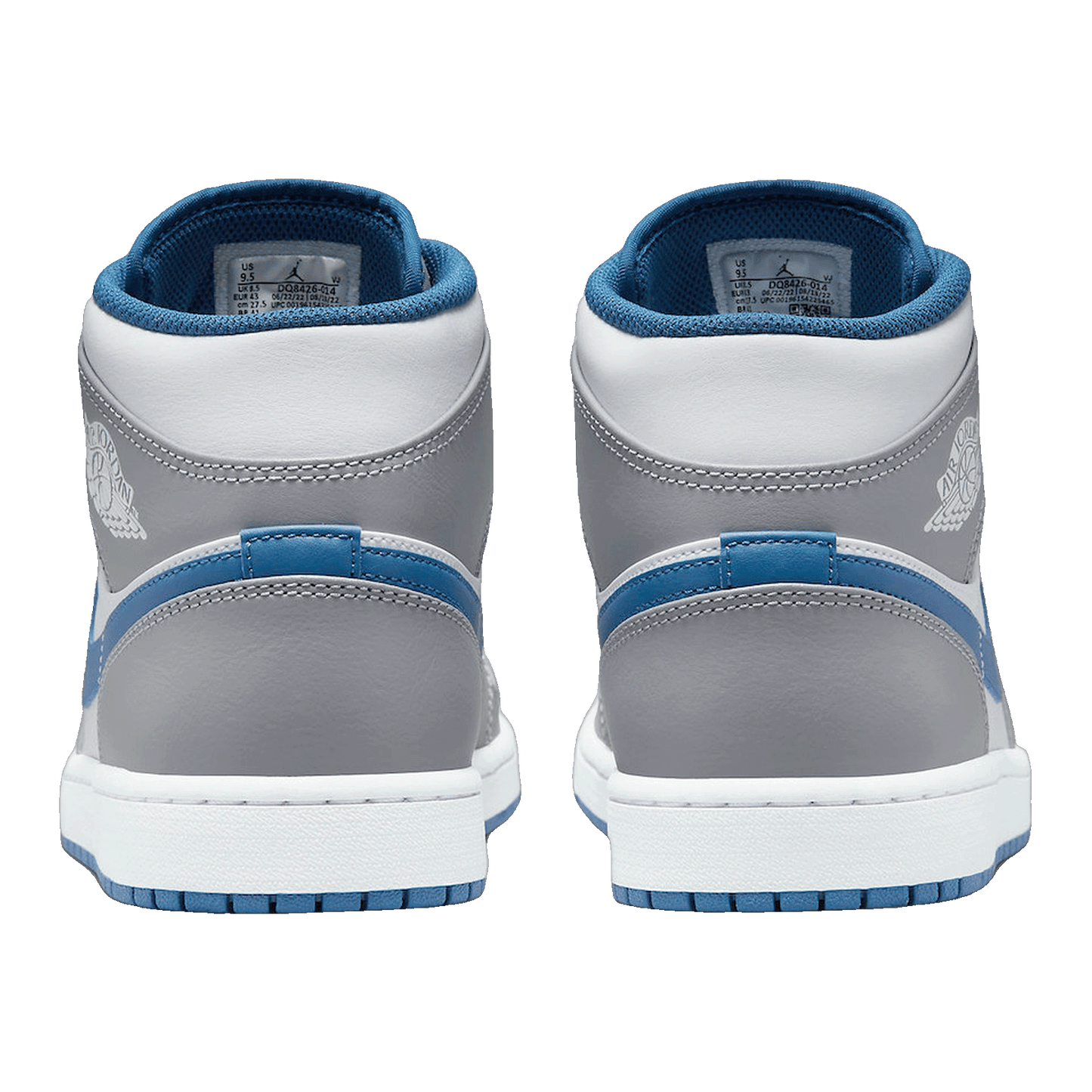 Nike Air Jordan 1 Mid True Blue Back