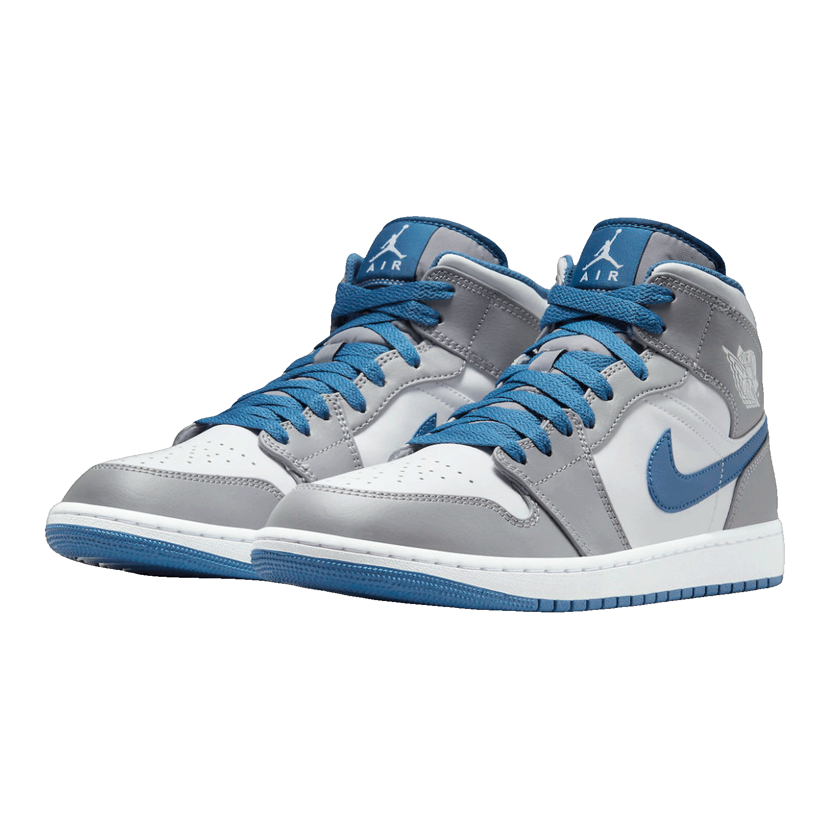 Nike Air Jordan 1 Mid True Blue Side