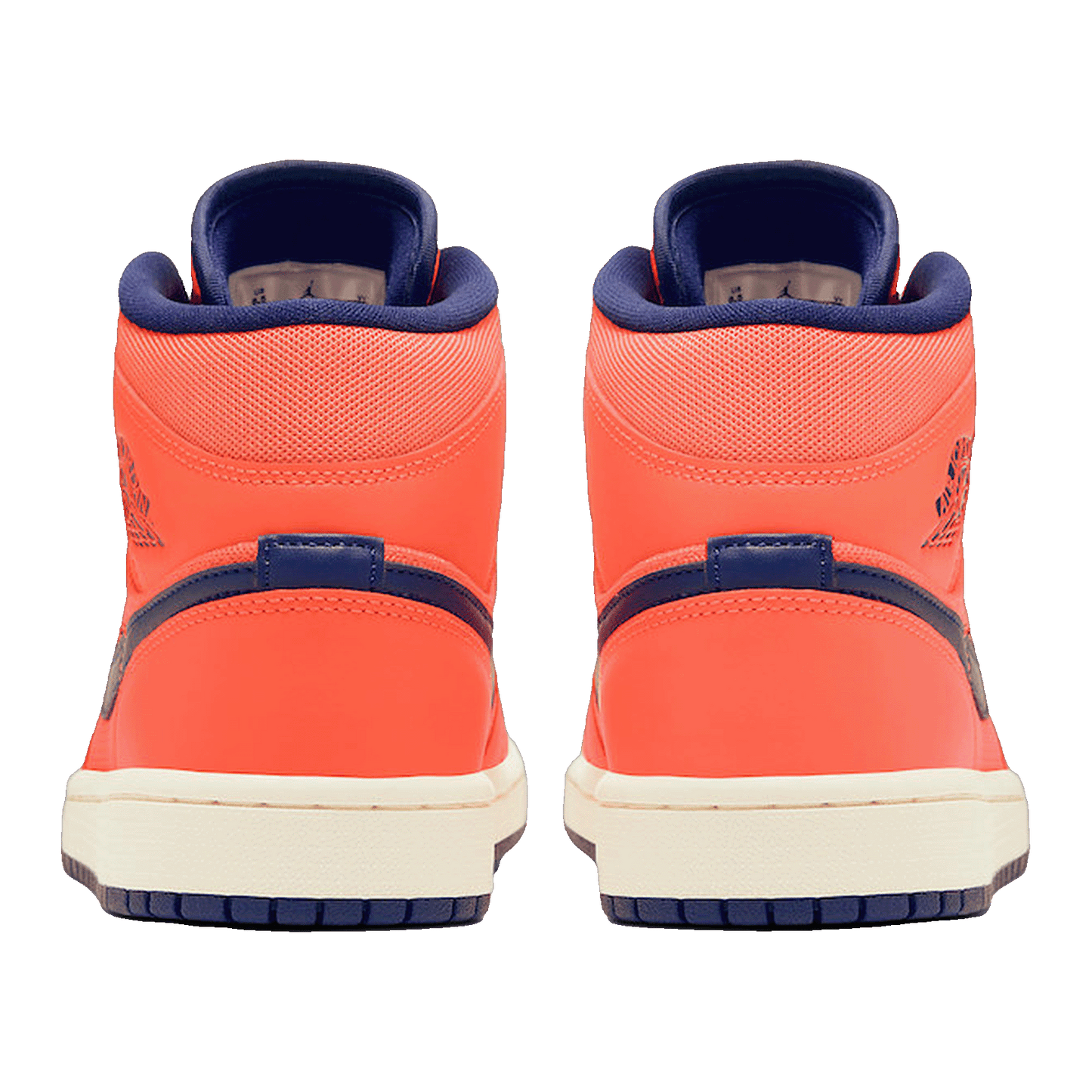 Nike Air Jordan 1 Mid Turf Orange Blue Void (W) Back