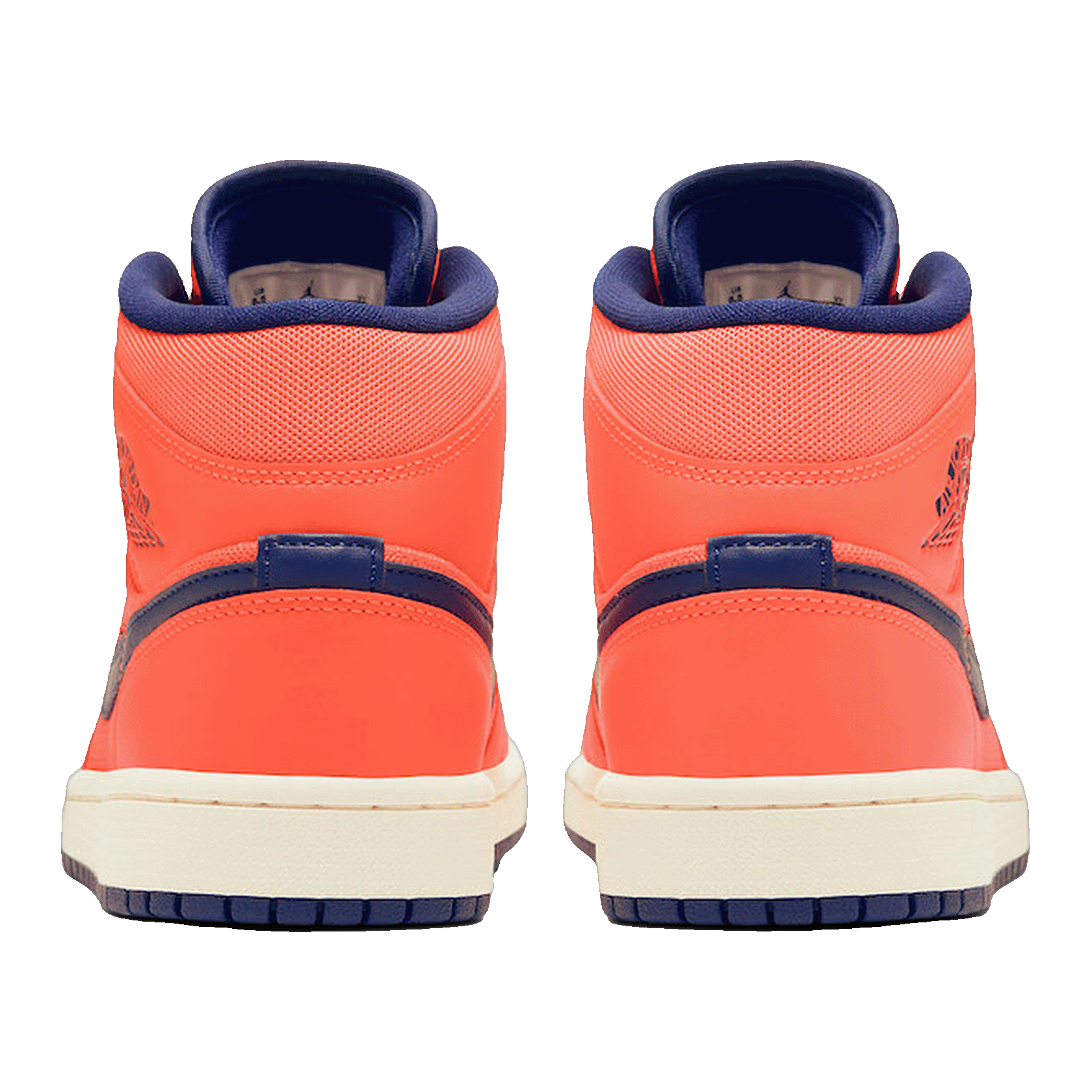 Nike Air Jordan 1 Mid Turf Orange Blue Void (W) Back