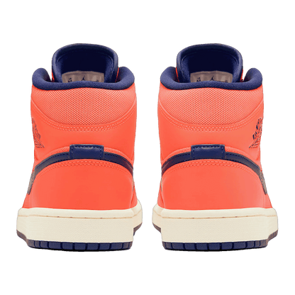 Nike Air Jordan 1 Mid Turf Orange Blue Void (W) Back