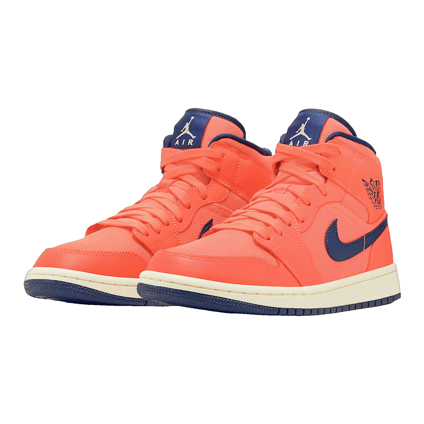 Nike Air Jordan 1 Mid Turf Orange Blue Void (W) Side