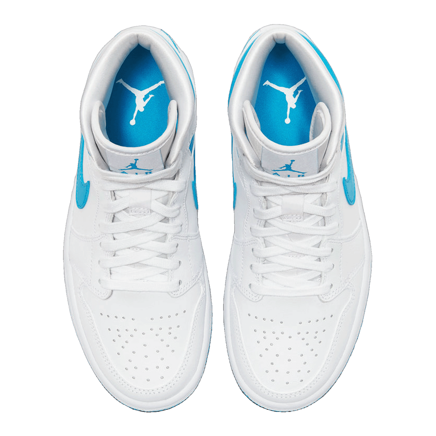 Nike Air Jordan 1 Mid UNC (W) Oben