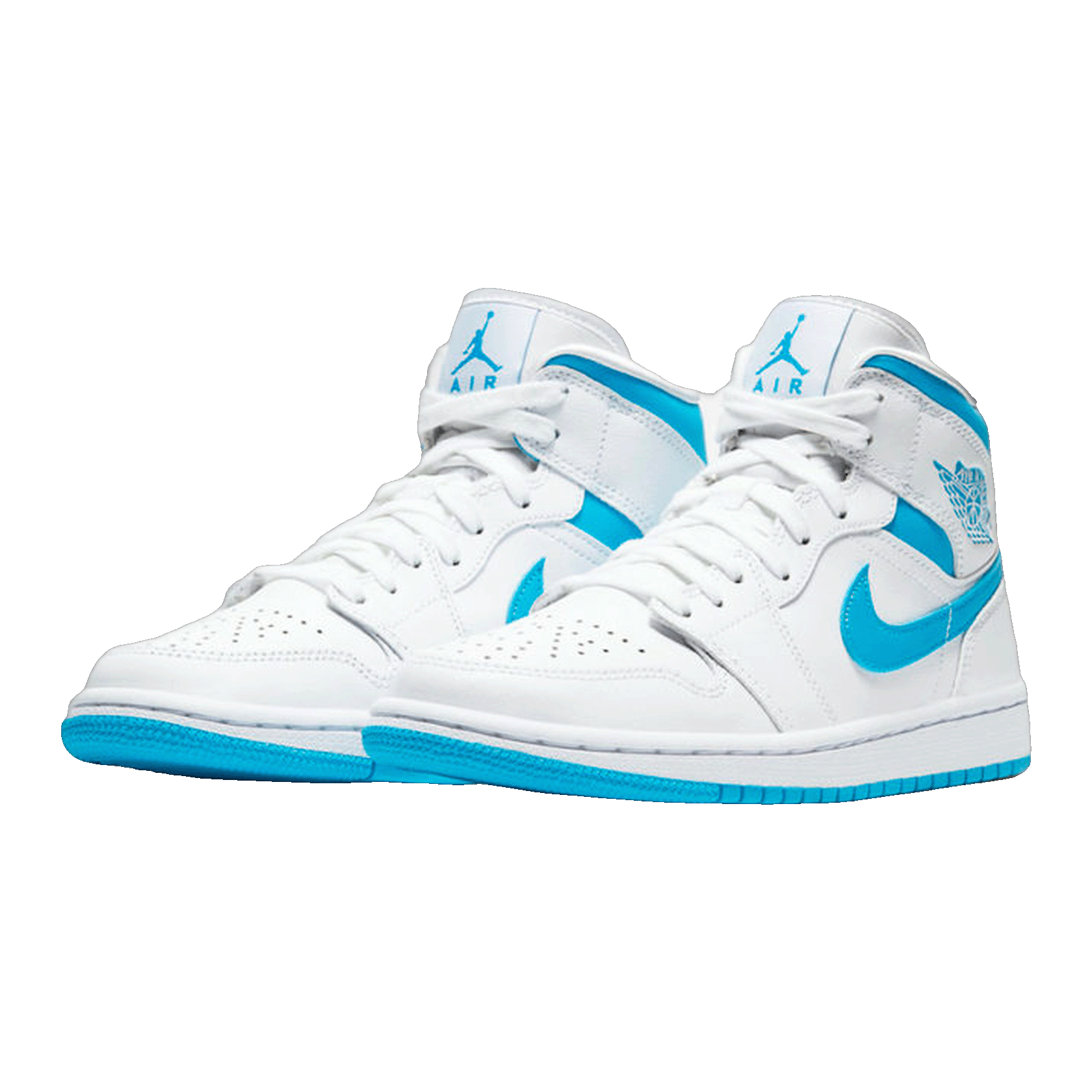 Nike Air Jordan 1 Mid UNC (W) Side