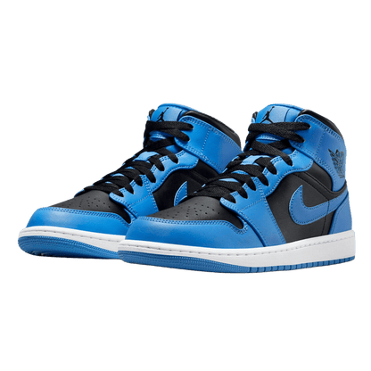 Nike Air Jordan 1 Mid University Blue Black Side