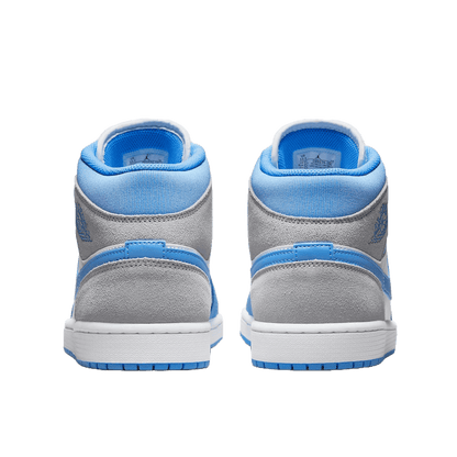 Nike Air Jordan 1 Mid University Blue Grey Back