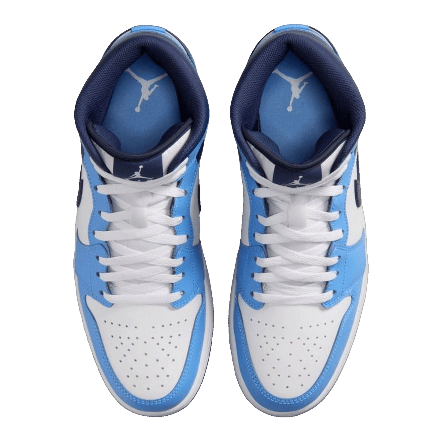 Nike Air Jordan 1 Mid University Blue Midnight Navy Oben DQ8426-405