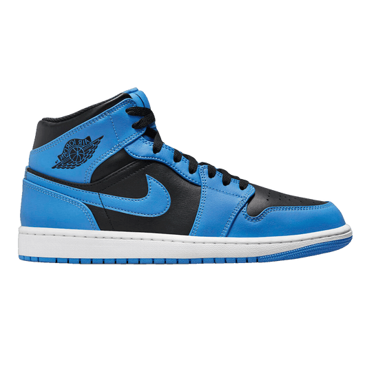 Nike Air Jordan 1 Mid University Blue Black (GS)