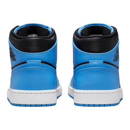 Nike Air Jordan 1 Mid University Blue Black (GS) Back
