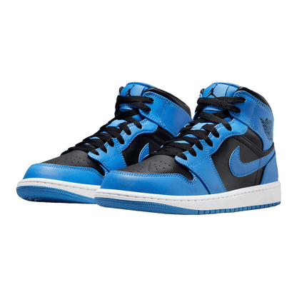 Nike Air Jordan 1 Mid University Blue Black (GS) Side
