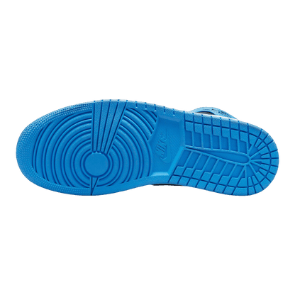 Nike Air Jordan 1 Mid University Blue Black (GS)