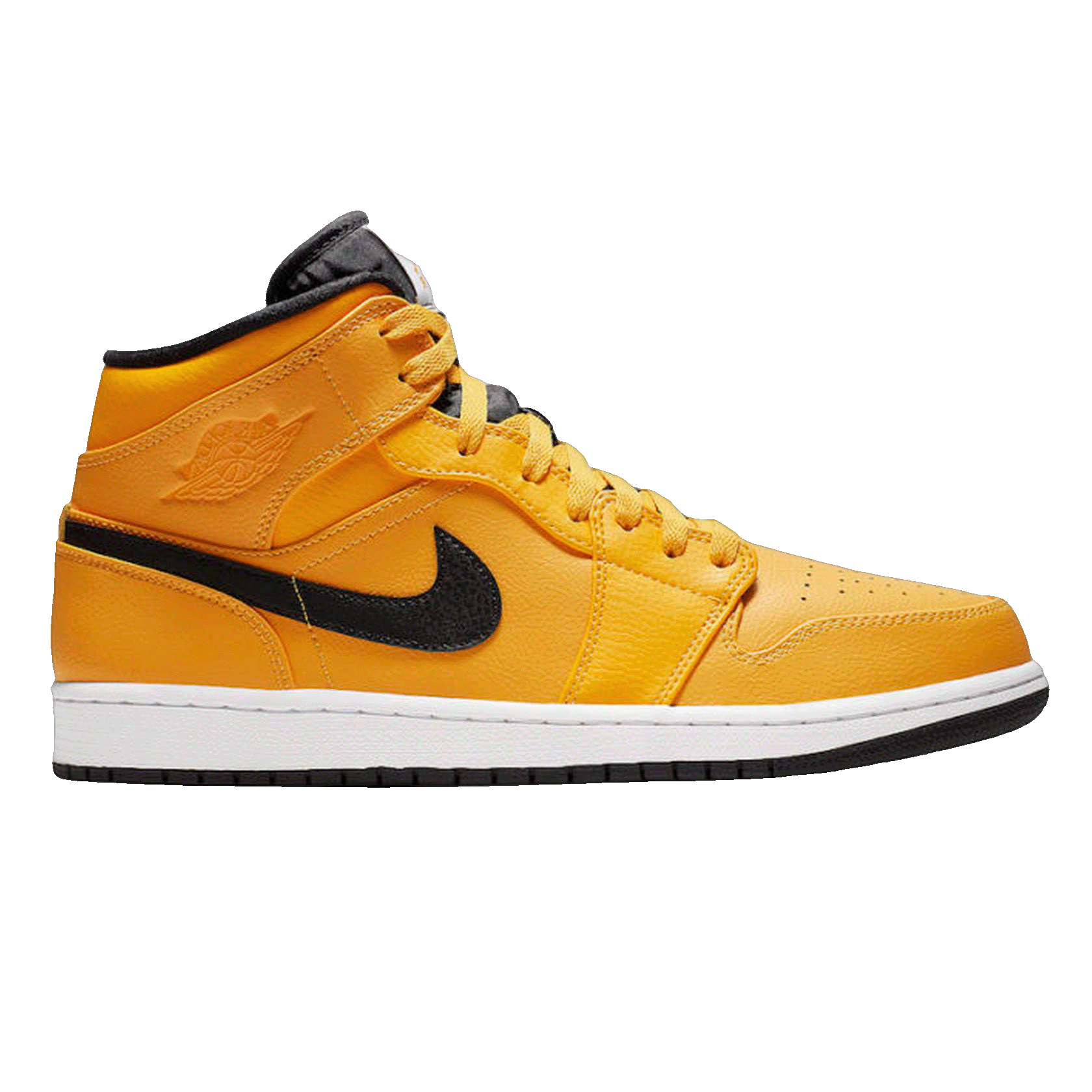 Nike Air Jordan 1 Mid University Gold Black