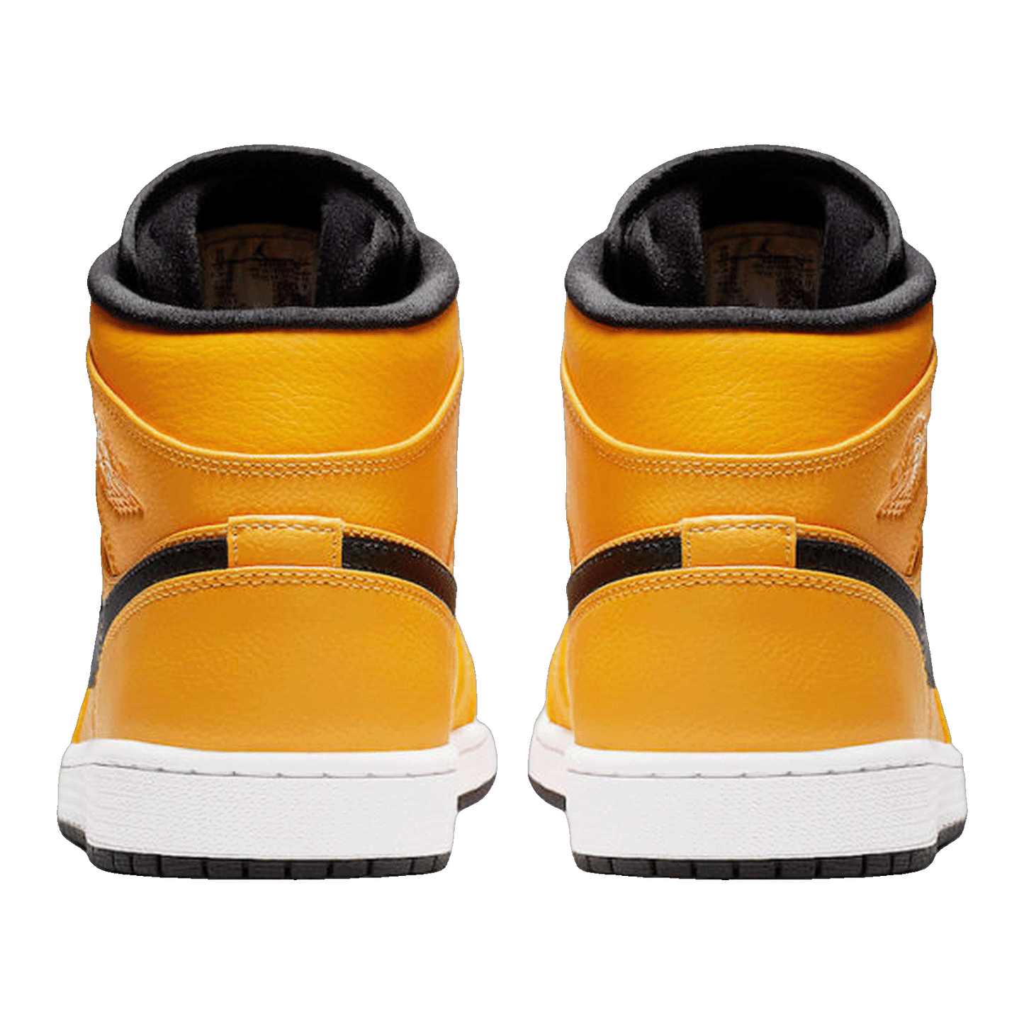 Nike Air Jordan 1 Mid University Gold Black Back