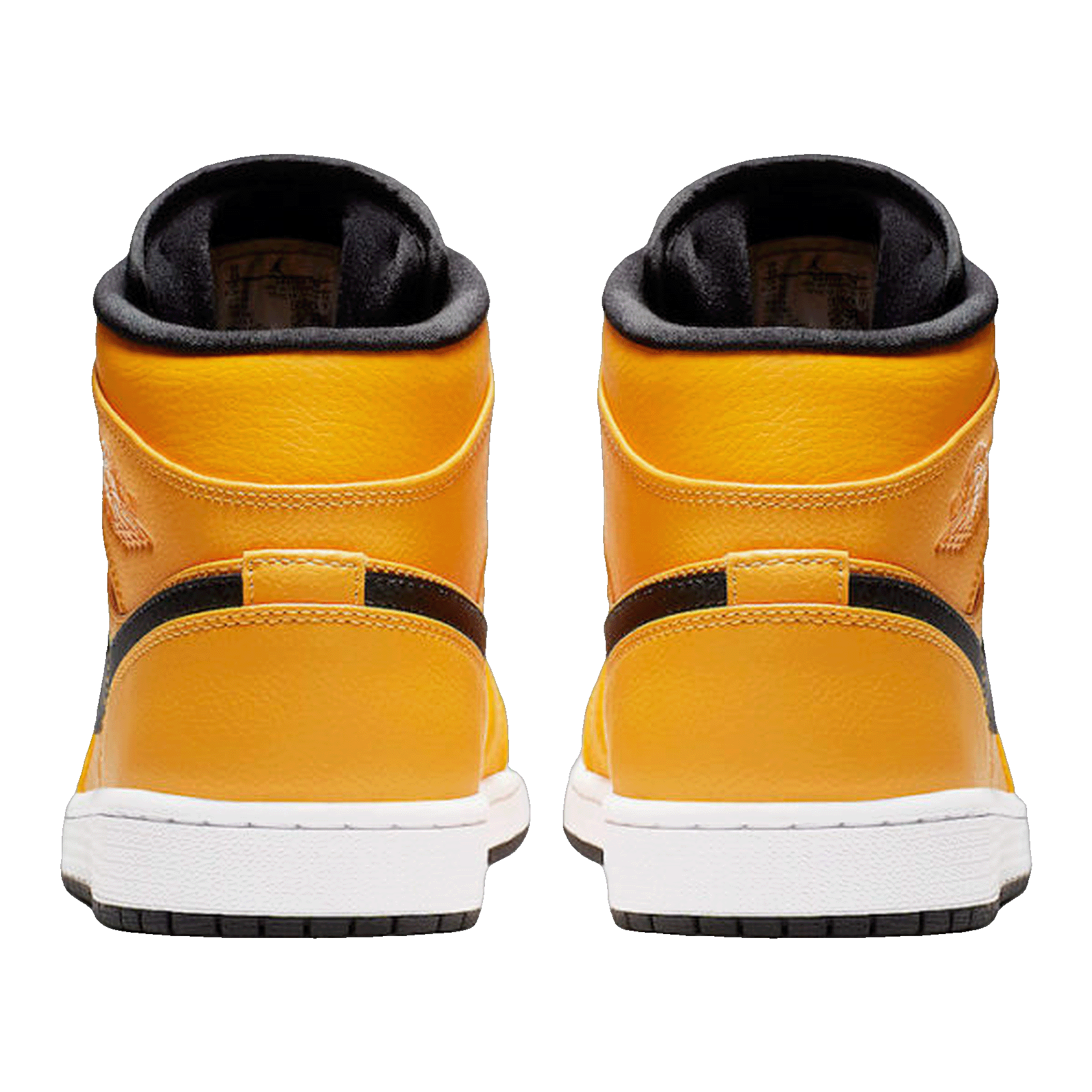 Nike Air Jordan 1 Mid University Gold Black Back