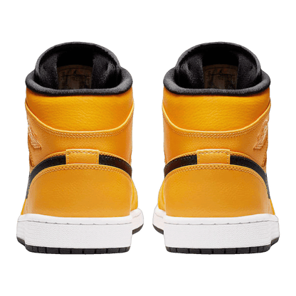 Nike Air Jordan 1 Mid University Gold Black Back