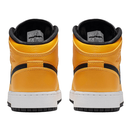 Nike Air Jordan 1 Mid University Gold Black (GS) Back