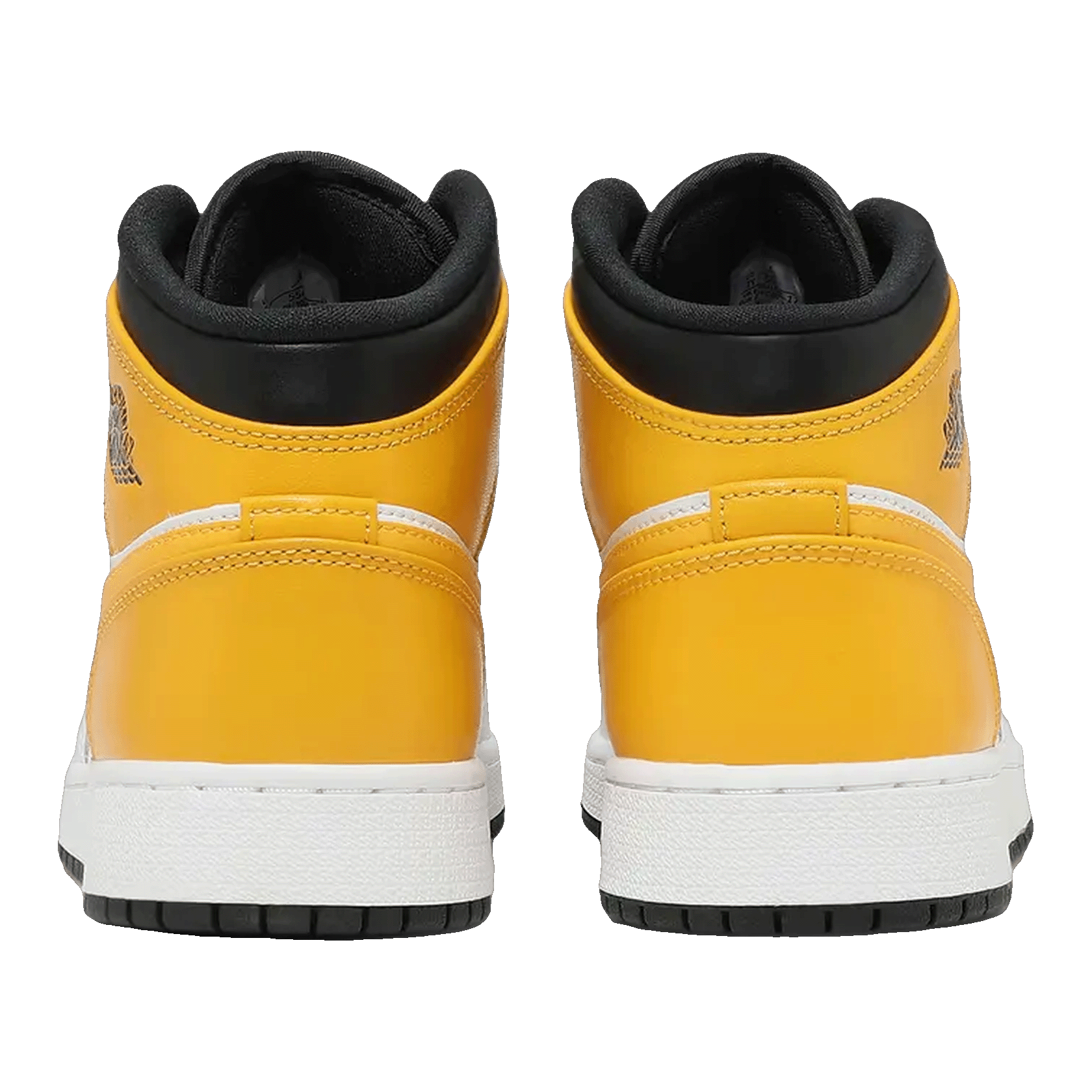 Nike Air Jordan 1 Mid University Gold (GS) Back