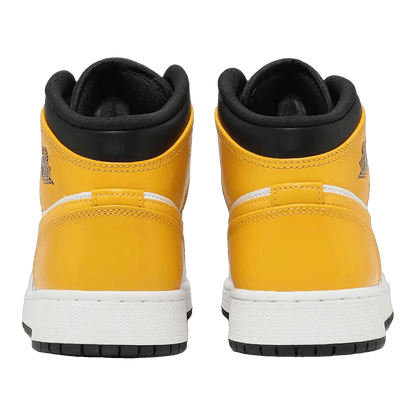 Nike Air Jordan 1 Mid University Gold (GS) Back