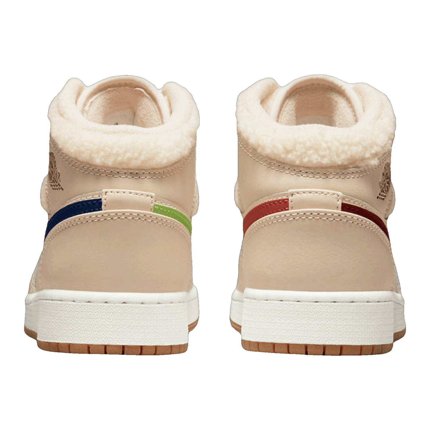 Nike Air Jordan 1 Mid Utility Fleece Pearl White (GS) Back