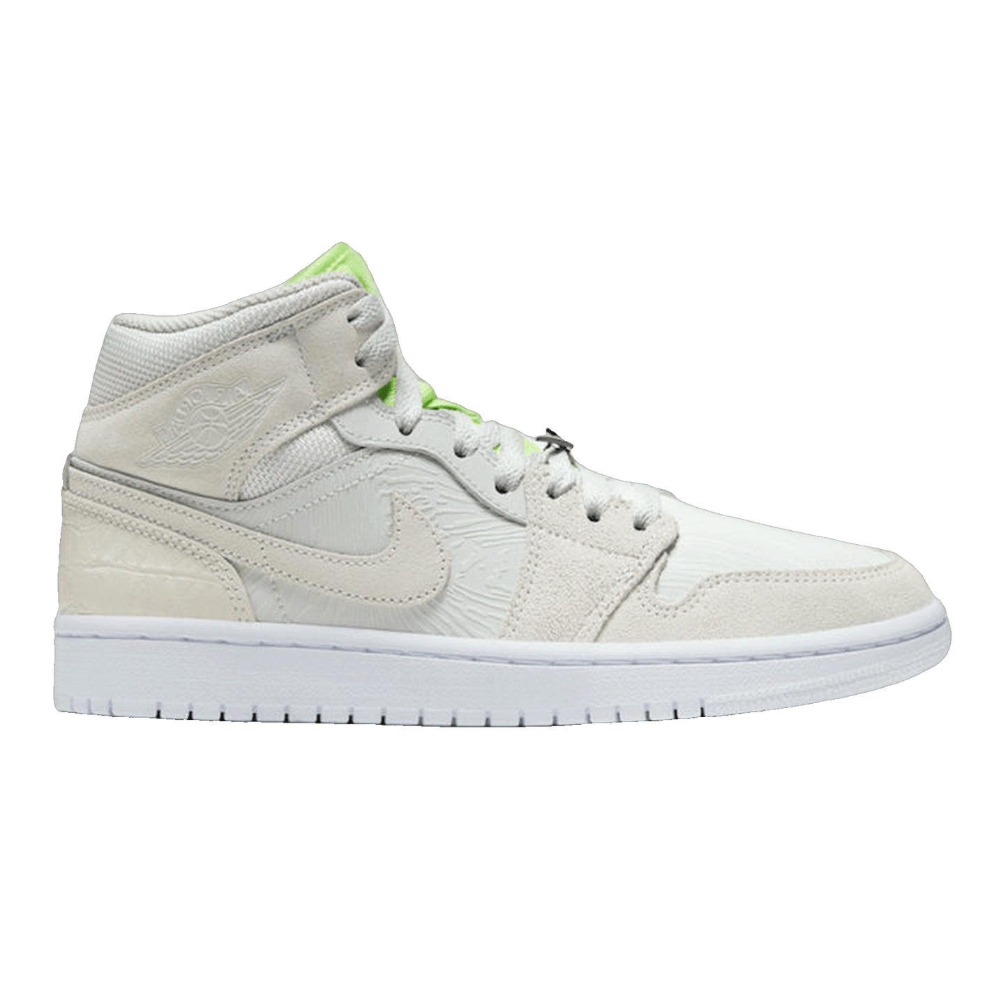 Nike Air Jordan 1 Mid Vast Grey Ghost Green (W)