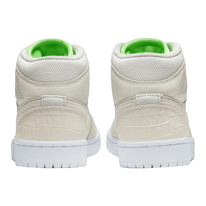 Nike Air Jordan 1 Mid Vast Grey Ghost Green (W) Back