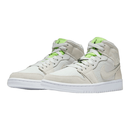 Nike Air Jordan 1 Mid Vast Grey Ghost Green (W) Side