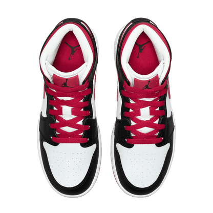 Nike Air Jordan 1 Mid Very Berry (GS) Oben