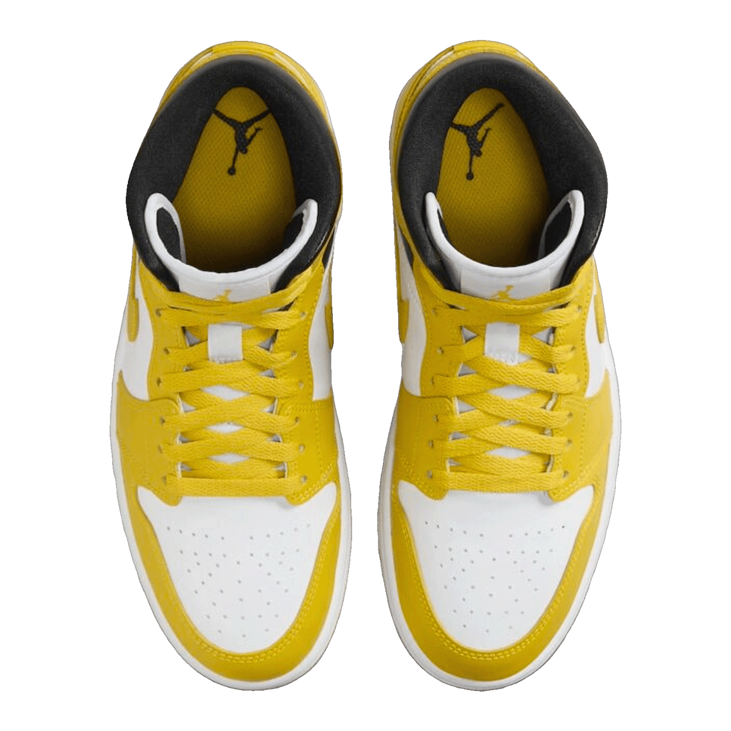 Nike Air Jordan 1 Mid Vivid Sulfur (W) Oben
