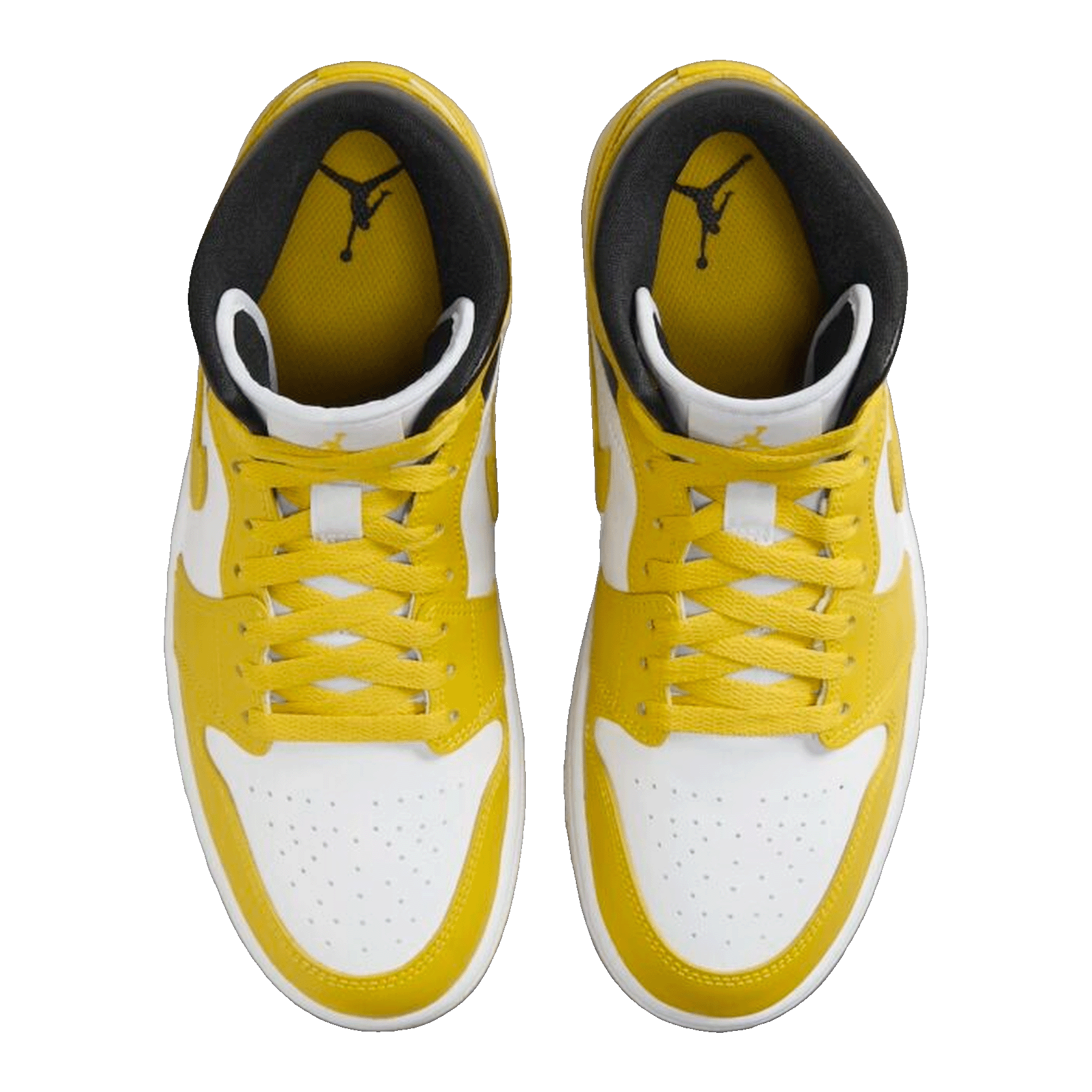 Nike Air Jordan 1 Mid Vivid Sulfur (W) Oben