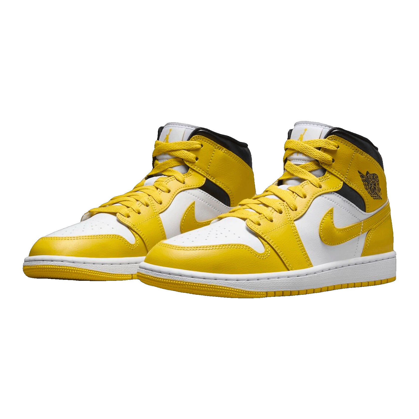 Nike Air Jordan 1 Mid Vivid Sulfur (W) Side