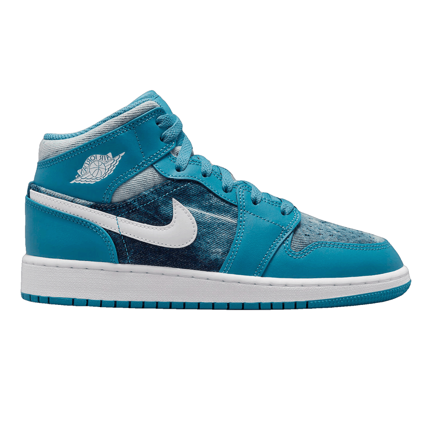 Nike Air Jordan 1 Mid Washed Denim (GS)