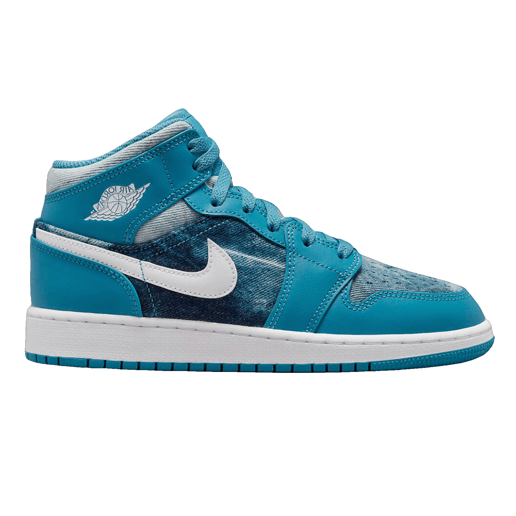 Nike Air Jordan 1 Mid Washed Denim (GS)