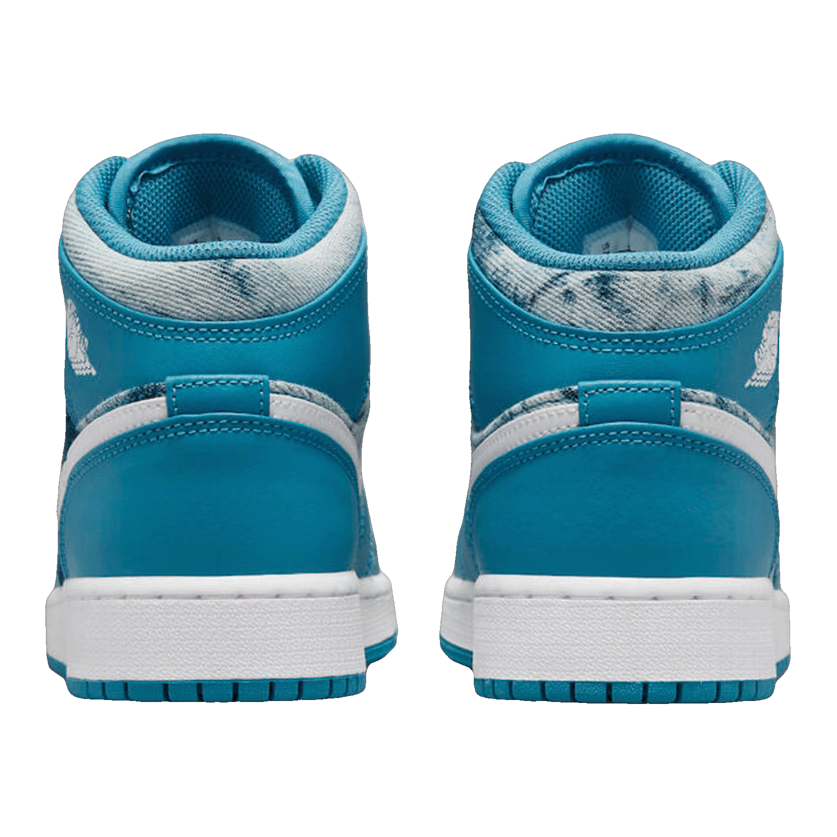 Nike Air Jordan 1 Mid Washed Denim (GS) Back
