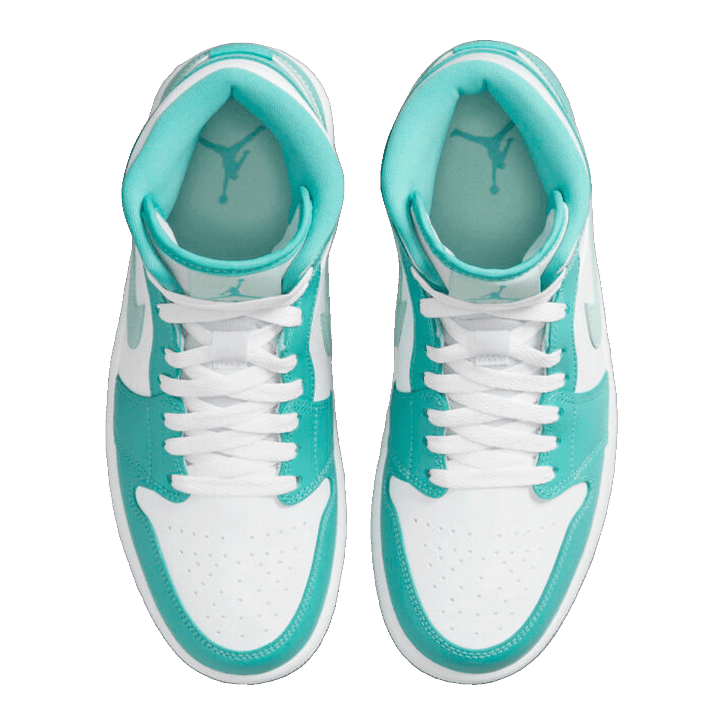 Nike Air Jordan 1 Mid Washed Teal (W) Oben