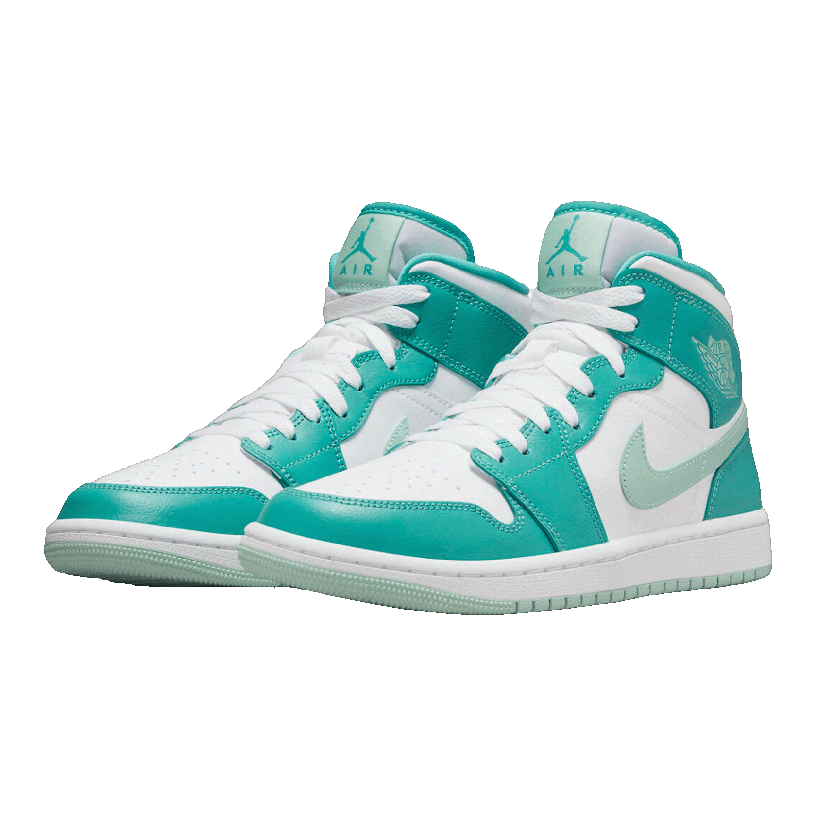 Nike Air Jordan 1 Mid Washed Teal (W) Side