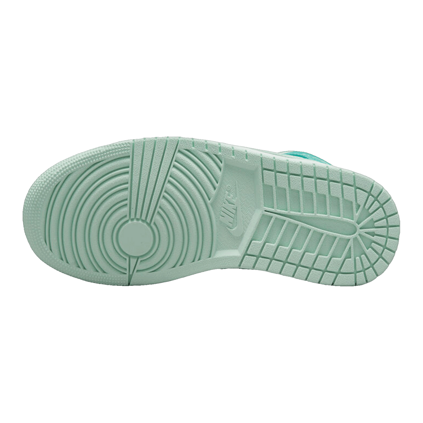 Nike Air Jordan 1 Mid Washed Teal (W) Sohle