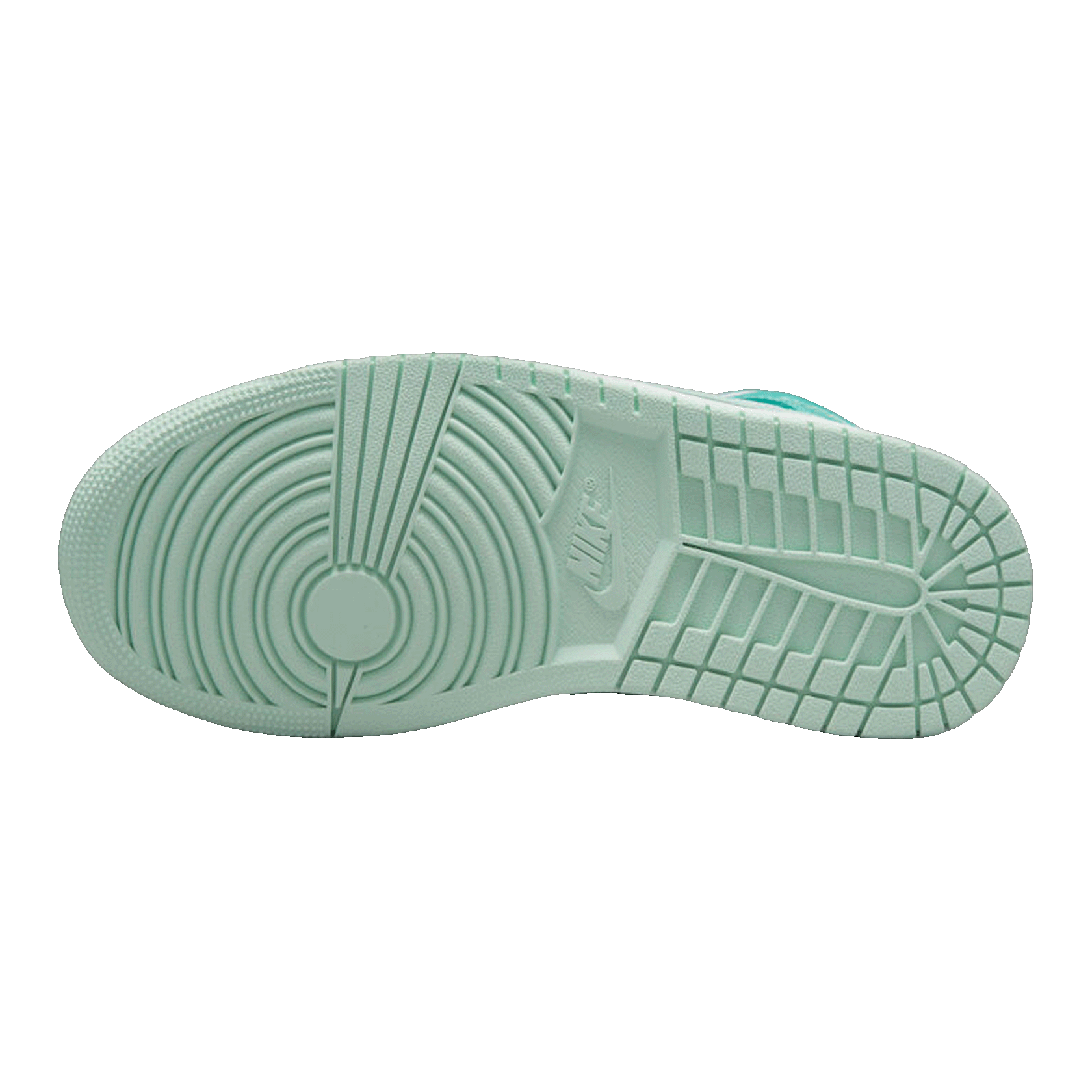 Nike Air Jordan 1 Mid Washed Teal (W) Sohle