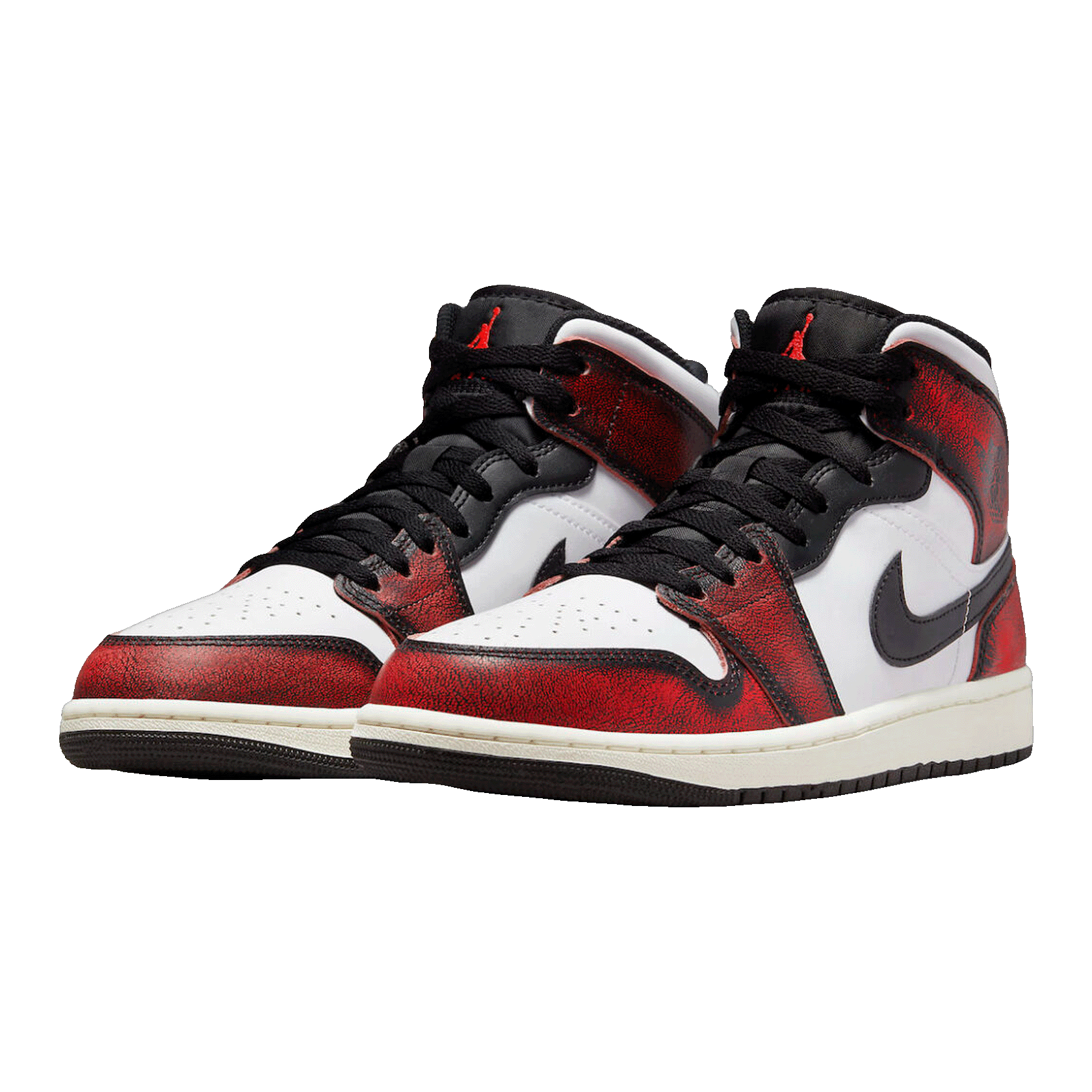 Nike Air Jordan 1 Mid Wear-Away Chicago Side