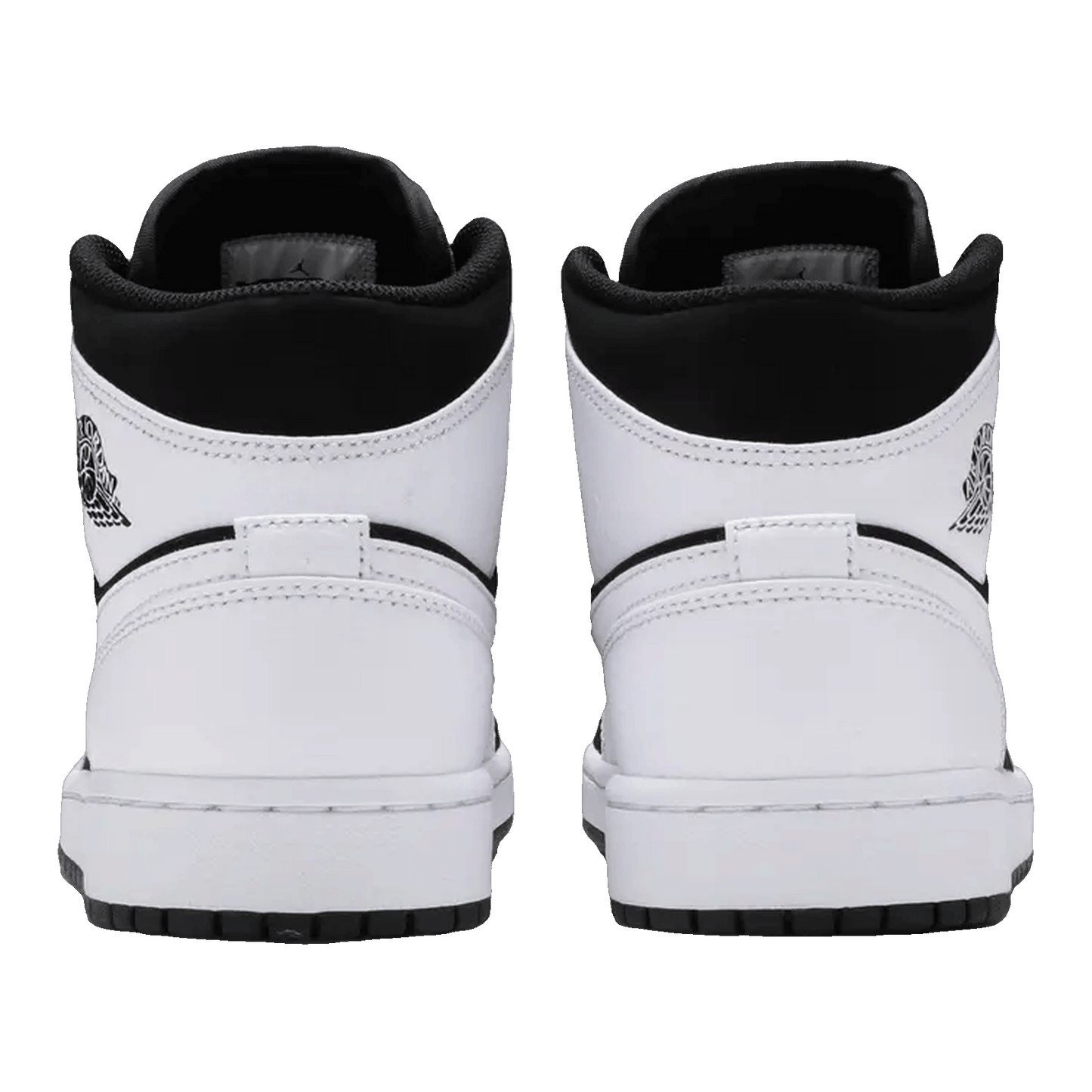 Nike Air Jordan 1 Mid White Black Back
