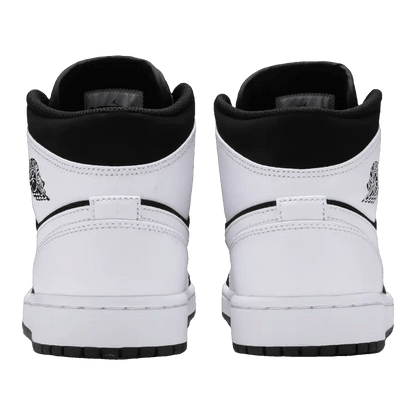 Nike Air Jordan 1 Mid White Black Back