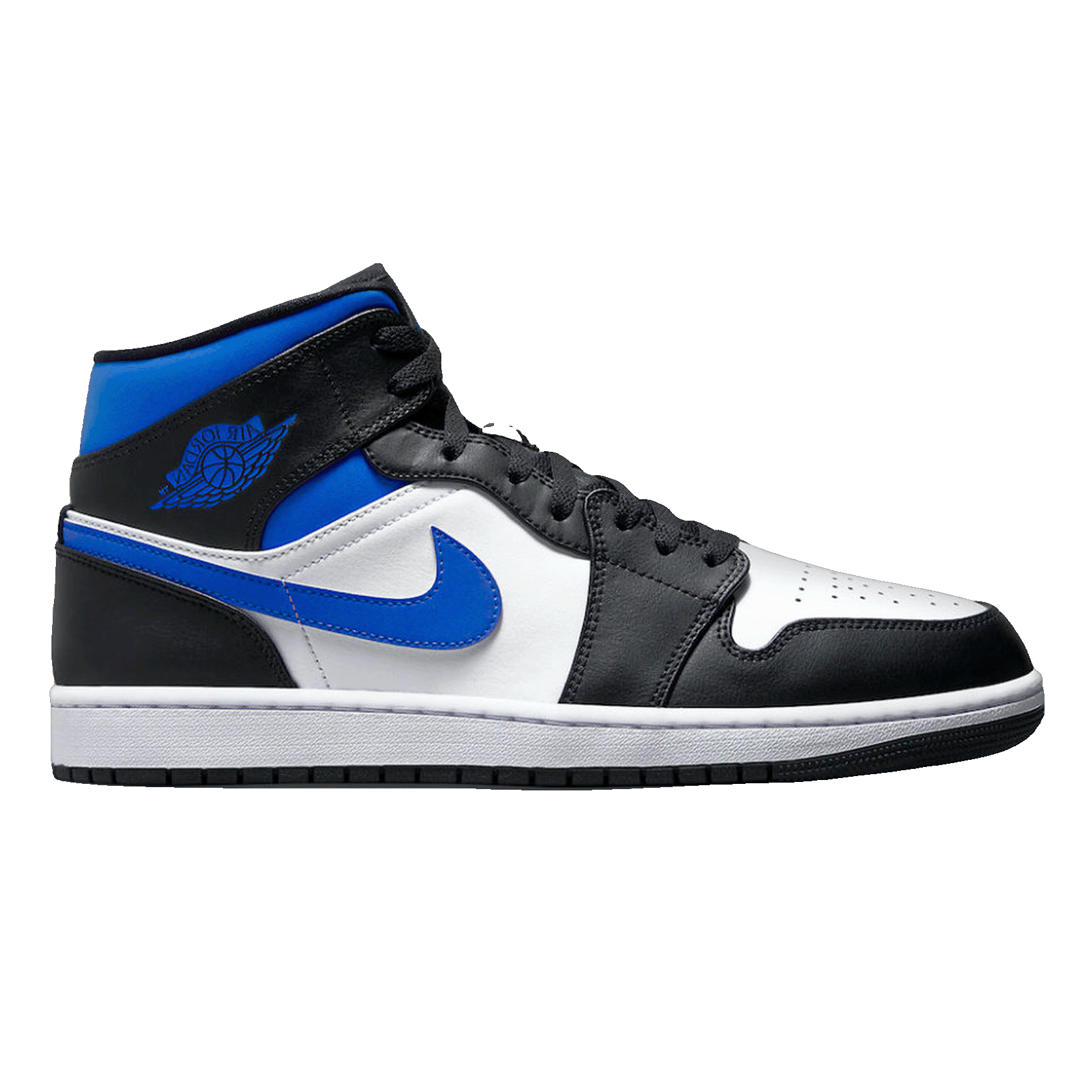 Nike Air Jordan 1 Mid White Black Racer Blue