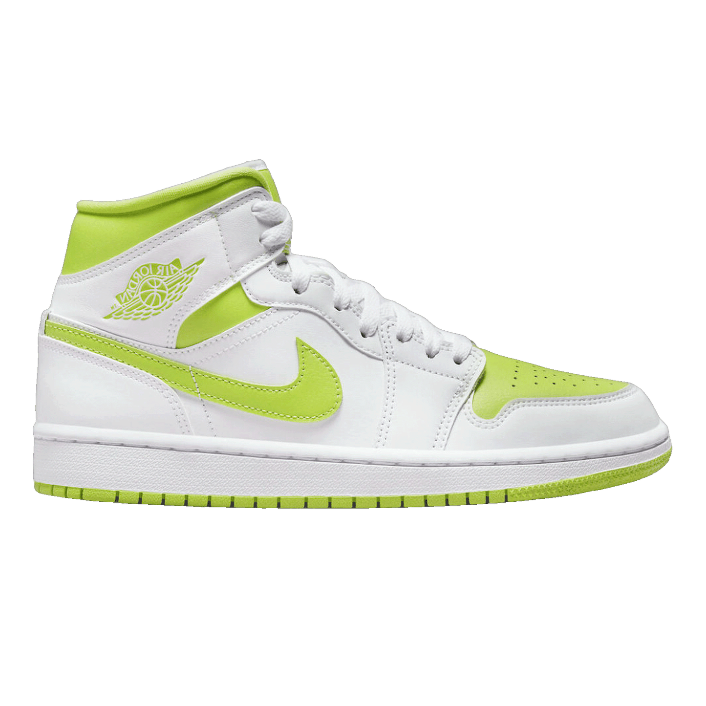 Nike Air Jordan 1 Mid White Lime (W)