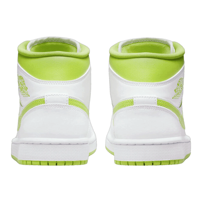 Nike Air Jordan 1 Mid White Lime (W) Back