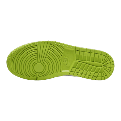 Nike Air Jordan 1 Mid White Lime (W) Sohle
