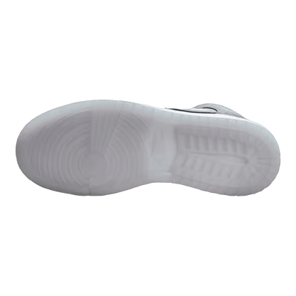 Nike Air Jordan 1 Mid White Medium Cool Grey (GS) Sohle