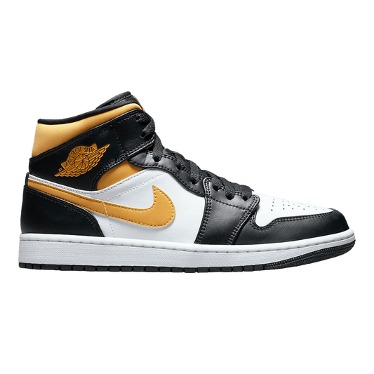 Nike Air Jordan 1 Mid White Pollen Black